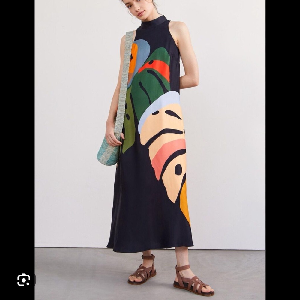 Farm Rio Halter Maxi Dress